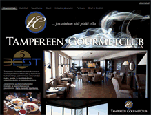 Tablet Screenshot of gourmetclub.fi